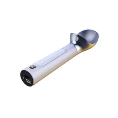 Imagem de Colher de sorvete com aquecimento elétrico tecnologia controle termostático cabo ativado materiais grau alimentar FDA IP67 design criativo para uso do