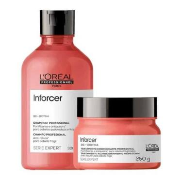 Imagem de Loreal Inforcer Kit Shampoo 300ml + Máscara 250g