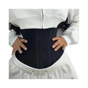 Imagem de Cinta Modeladora Feminina Com Zíper E Gancho Para Controle Abdominal, 