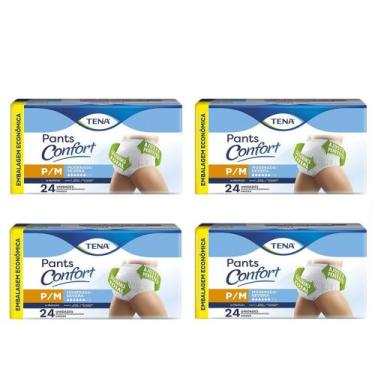 Imagem de Fralda Geriátrica Descartável Tena Mega Roupa Íntima Pants Confort - 4