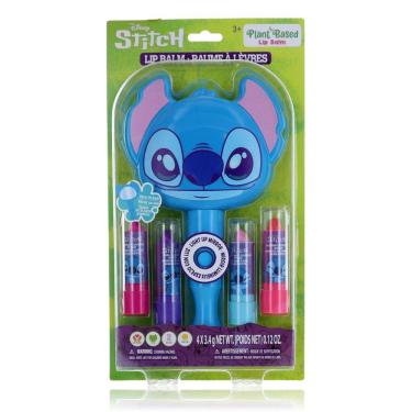 Imagem de Conjunto de cosméticos Disney Stitch Light Up Mirror com protetor labial para crianças