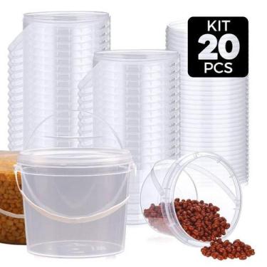 Imagem de Balde 1.8L Para Comida Caseira 20 Pçs - Nastripack