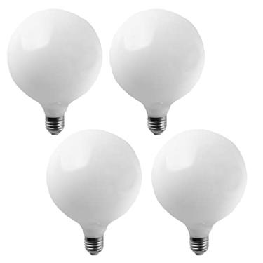 Imagem de Lxcom Lighting G95/G30 Lâmpadas LED Globo 9W Lâmpada LED 80W Equivalente Branco Frio 6500K Lâmpada de Vaidade Redonda E26/E27 Lâmpadas de Vidro Base para Casa de Banheiro, Espelho de Vaidade, Pacote