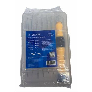 Imagem de Kit Jogo 12 Chaves Precisão Celular Torx Le-953
