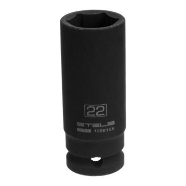 Imagem de Soquete Impacto 1/2`` 22mm Crmo Longo Hexagonal 1pc Stels