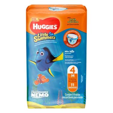 Imagem de Fralda Para Piscina Huggies M Com 11Un