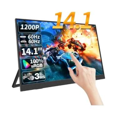 Imagem de Monitor Portátil Touch Screen De 14.1 Polegadas 100% sRGB 400cd/m2 Par