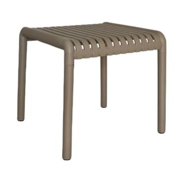 Imagem de Mesa Lateral E De Apoio Quadrada Área Externa Outdoor Gávea Rivatti Polipropileno Fendi Proteção Uv