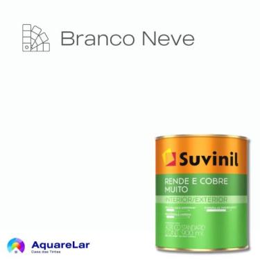 Imagem de Rende & Cobre Muito Suvinil Fosco 3,2L, BRANCO NEVE