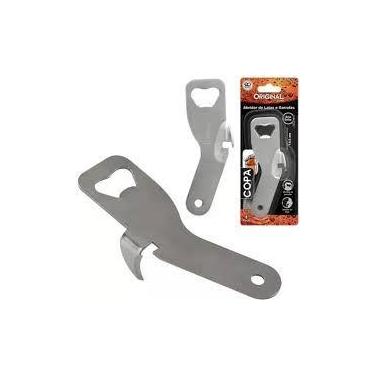 Imagem de Abridor De Latas E Garrafas Em Aço Inox Copa 14,5cm Original - Origina