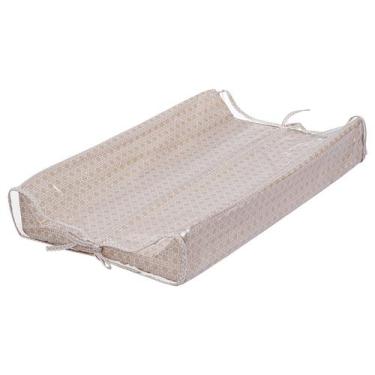 Imagem de Trocador de Fraldas Impermeável Baby Joy Clássicos, PALHA BEGE