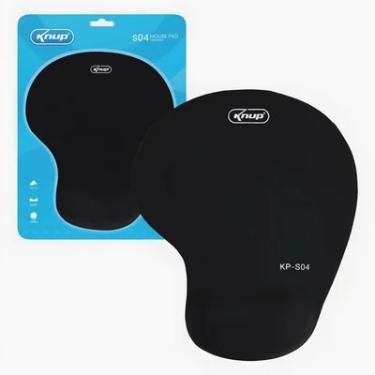 Imagem de Mousepad Ergonômico Com Apoio De Pulso Em Gel 22x21cm Knup - Kp-s04