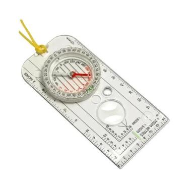 Imagem de Régua De Mapa Para Navegação Ao Ar Livre, Bússola, Ferramenta Para Esc