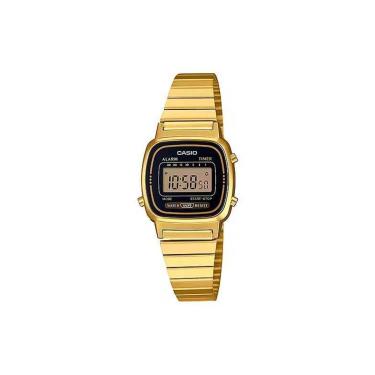 Imagem de Relógio Casio Digital Vintage Dourado LA670WGA-1DF-Unissex