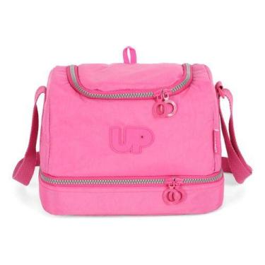 Imagem de Lancheira Bolsa Térmica Escolar Infantil Juvenil Up4you, Rosa