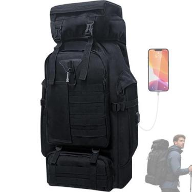Imagem de Mochila Vaupan 80L para Camping y Senderismo Impermeable con Puerto US