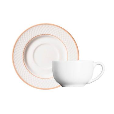 Imagem de Xícara Com Pires Copa E Cia Aquarelle Em Cerâmica Memorias De Páscoa Dolce Easter