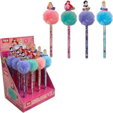 Imagem de Caneta Gel Princesas Disney Pompom - Ponta Fina 0,7Mm - Tris