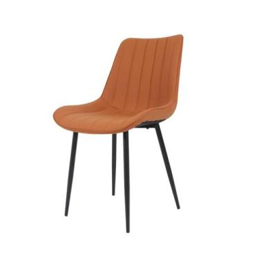 Imagem de Cadeira de Jantar Taina Estofada Caramelo Design Anatômico Moderna e C