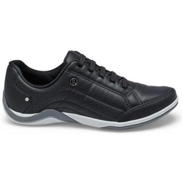 Imagem de Tênis Casual Feminino Kolosh Macio Conforto Palmilha Gel, Preto, 35
