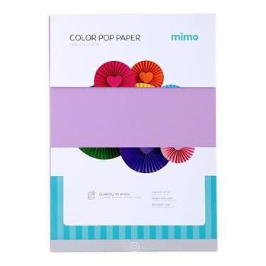Imagem de Papel Color Pop Roxo Candy Mimo - A4 - 180 gr - 25 unds