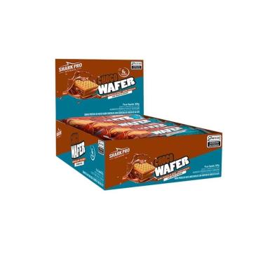 Imagem de Shark Wafer Proteico Chocolate Display 25g - Sharkpro Suplementos-Unissex