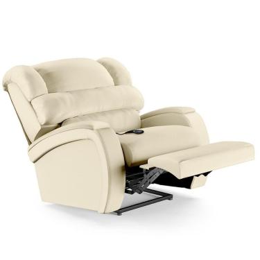 Imagem de Poltrona Do Papai Reclinável Kalie Controle Power Elétrico Fh9 Pu Bege - Mpozenato