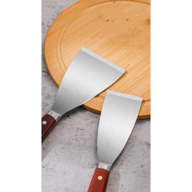 Imagem de Espátula De Aço Inoxidável Para Massa, Ferramenta De Limpeza De Parede