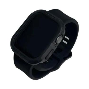 Imagem de Capa E Pulseira De Silicone TPU De 45mm 44mm 41mm Para Apple Watch Ser