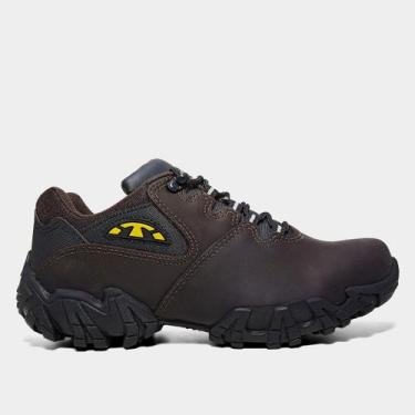 Imagem de Tênis Couro Bull Terrier Bruce Low Masculino, Marrom claro, 43