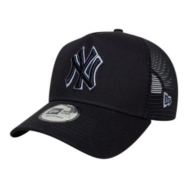Imagem de Boné New Era 940 A-Frame New York Yankees Outline Trucker-Masculino