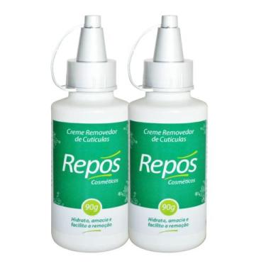Imagem de Kit 2 Creme Removedor e Hidratante de Cutículas Repos 90g