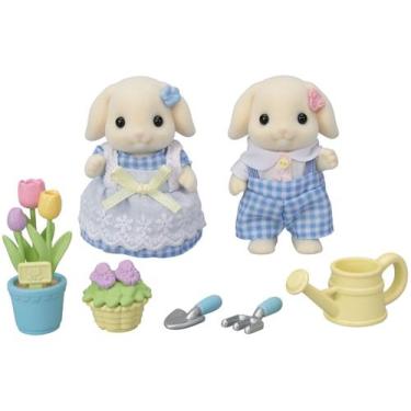 Imagem de Conjunto de Jardinagem Irmãos Coelhos Flor - Epoch 5736, Sylvanian Fam