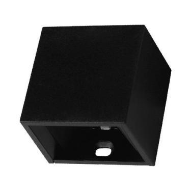 Imagem de Mini Arandela Externa Focus 2w Luz Amarela Bivolt Gaya - Gata, Preto