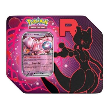 Imagem de Equipe Rocket Pokémon Lata com Cartas Inglês - Galapagos