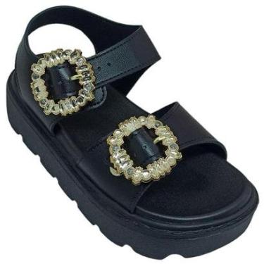 Imagem de Sandália Infantil Molekinha Plataforma Meninas Napa-Feminino