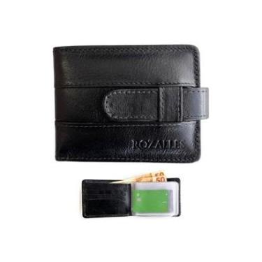 Imagem de Carteira Masculina Horizontal Couro Legitimo Fivela-Masculino