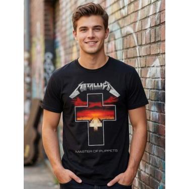 Imagem de Camiseta Unissex - Metallica - Master of Puppets - Premium Tamanho:08C