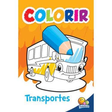 Imagem de Livro - Colorir: Transportes