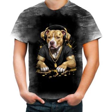Imagem de Camiseta Desgaste Pitbull com Headphones 10 - Kasubeck Store®, P
