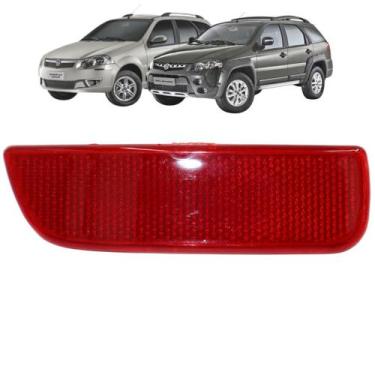 Imagem de Refletor Olho Gato Parachoque Traseiro Palio Adventure Palio Weekend -