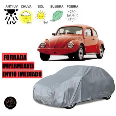 Imagem de Capa Automotiva para cobrir Carro FUSCA P FORRADA- Impermeável e Total