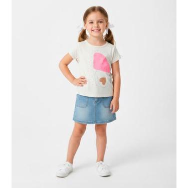 Imagem de Blusa Feminina Infantil Com Estampa Trick Nick Bege, 8, Bege