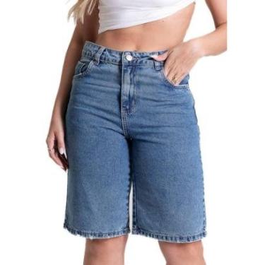 Imagem de Bermuda Jeans Sawary - 281743 - INDIGO 40-Feminino