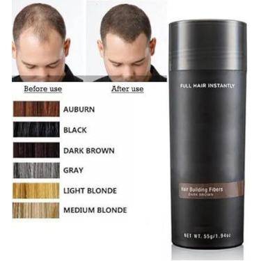 Imagem de Corretivo de Calvície e Alopecia Fibras de Queratina Orgânica para Cab