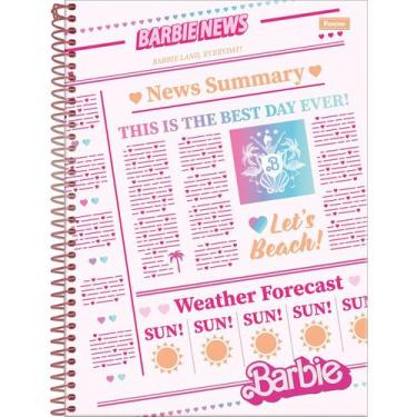 Imagem de Caderno universitário 1 matéria espiral 80 folhas Barbie The Movie For