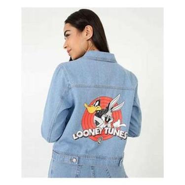 Imagem de Jaqueta LOONEY TUNES jeans, azul clara - mar