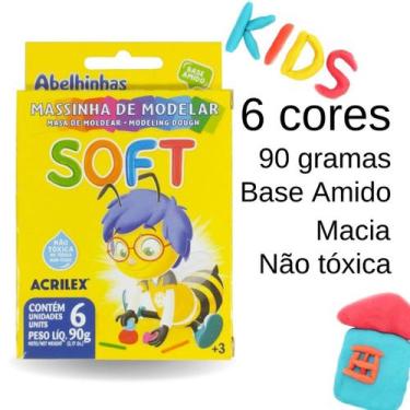 Imagem de Massinha de Modelar Soft Acrilex 3 opções