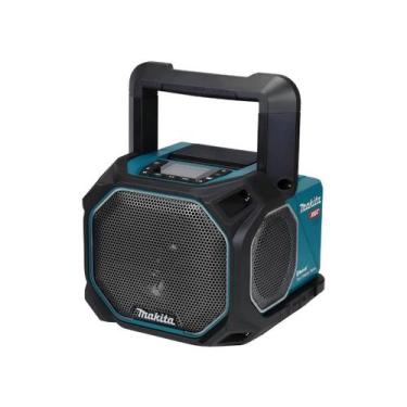 Imagem de Caixa de som portátil com bluetooth á bateria e elétrica makita 14.4v 