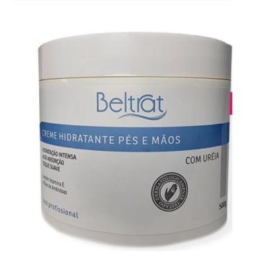 Imagem de Creme Hidratante Beltrat Vitamina E Pés e Mãos Com Uréia 500g